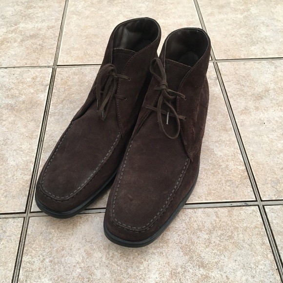Tod's Other - Tod’s brown suede moc toe chukka men boots 8.5